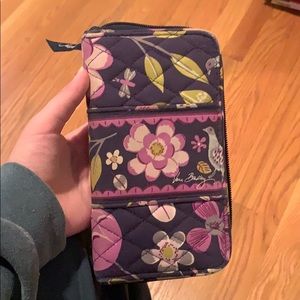 Vera Bradley Wallet with many pockets and sections